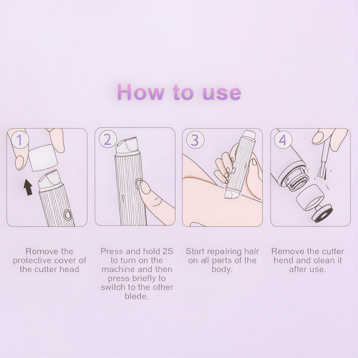 Double Head Electric Shaver