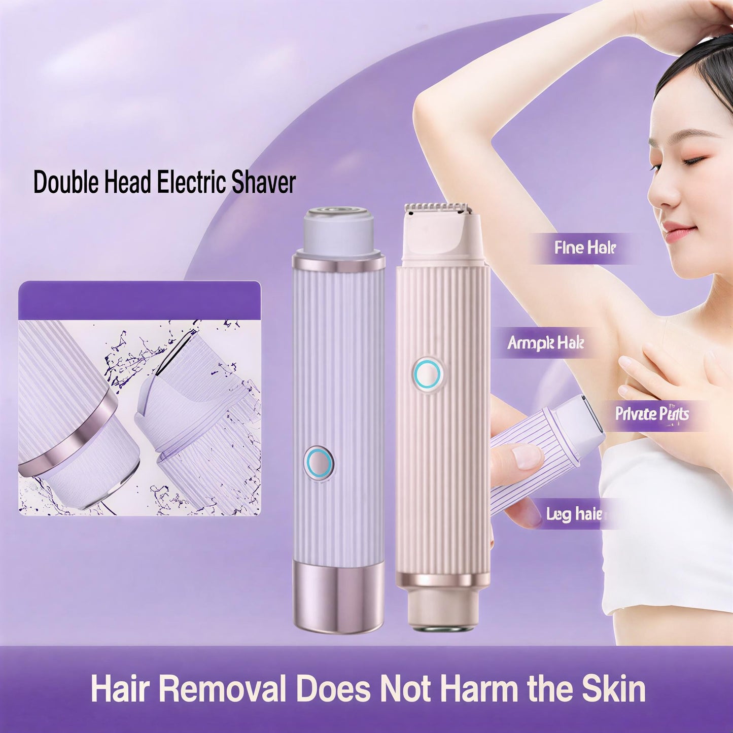 Double Head Electric Shaver