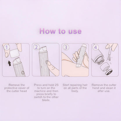 Double Head Electric Shaver